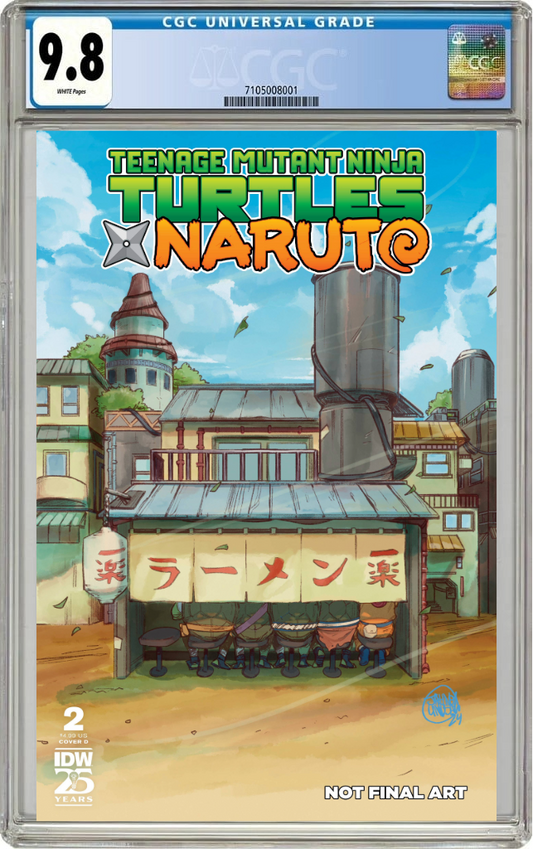 Teenage Mutant Ninja Turtles X Naruto #2 D Jahnoy Lindsay Variant (01/15/2025) Idw CGC 9.8