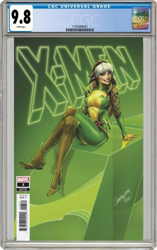 X-Men #3 B J Scott Campbell Rogue Variant (08/28/2024) Marvel CGC 9.8