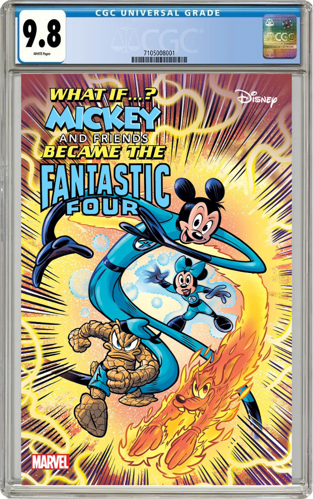 Marvel & Disney What If...? Mickey & Friends Became The Fantastic Four #1 A Lorenzo Pastrovicchio Riccardo Secchi (01/08/2025) Marvel CGC 9.8