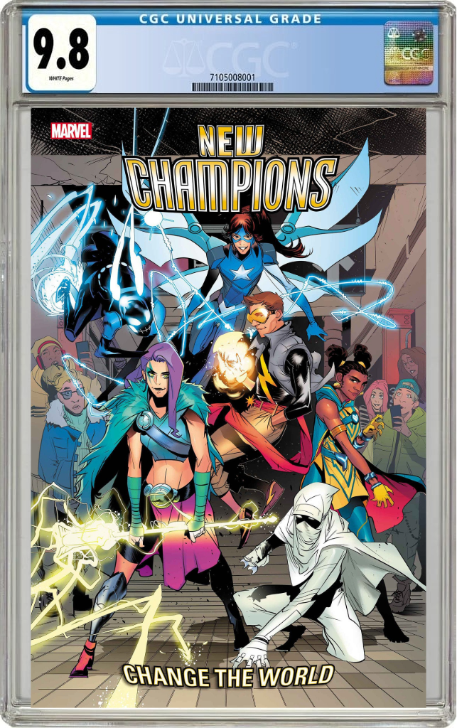 New Champions #1 C Federico Vicentini Homage Variant (01/08/2025) Marvel CGC 9.8