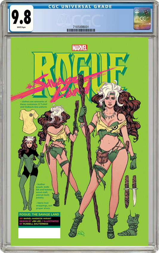 Rogue The Savage Land #1 G Russell Dauterman Variant (01/15/2025) Marvel CGC 9.8