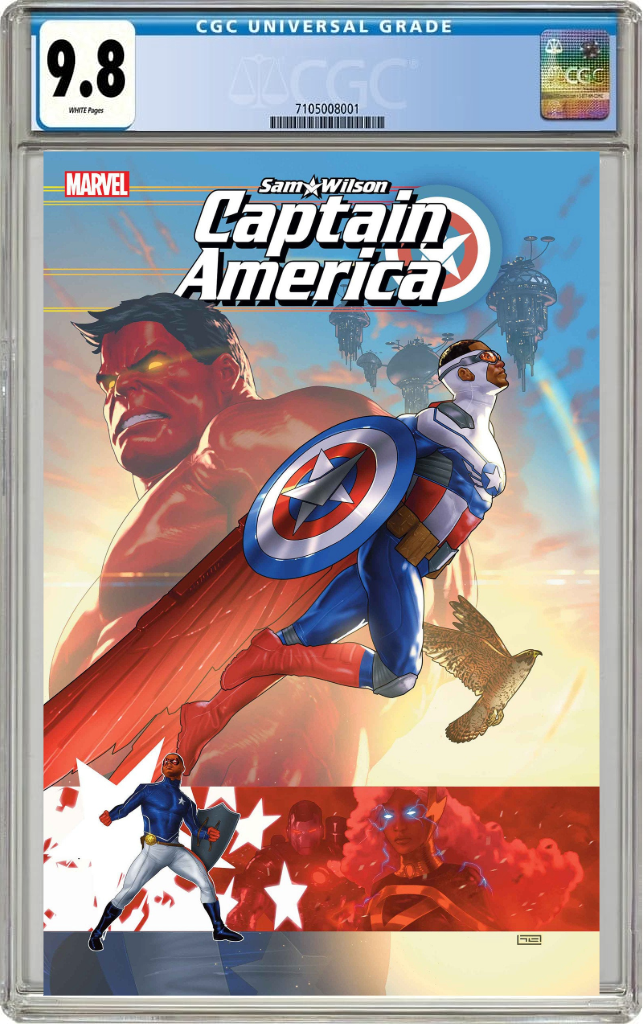 Sam Wilson Captain America #1 A Taurin Clarke Greg Pak (01/01/2025) Marvel CGC 9.8