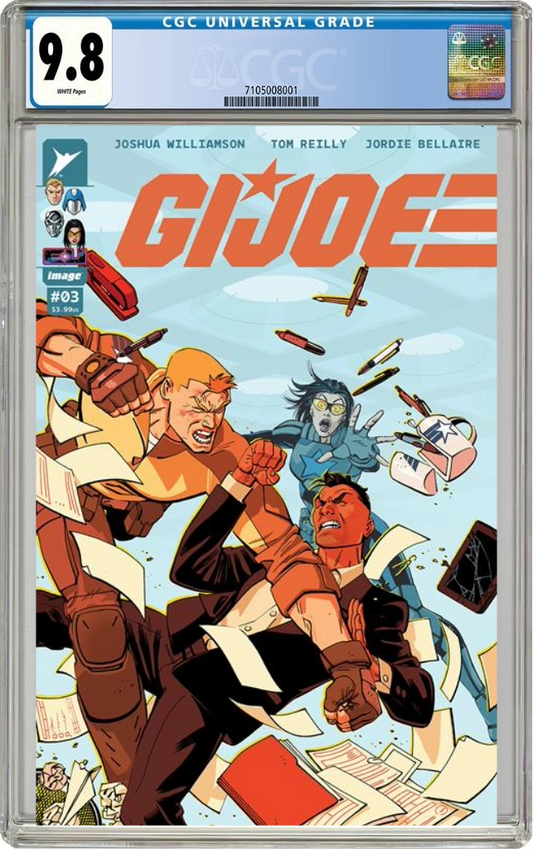 Gi Joe #3 A Tom Reilly Joshua Williamson (01/15/2025) Image CGC 9.8