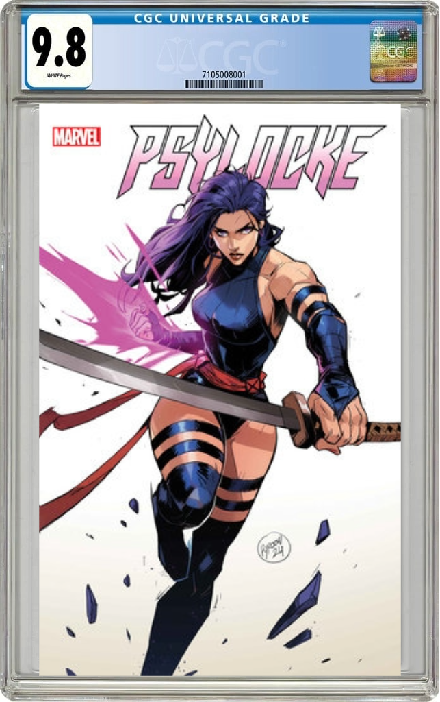 Psylocke #1 B Hicham Habchi Variant (11/13/2024) Marvel CGC 9.8