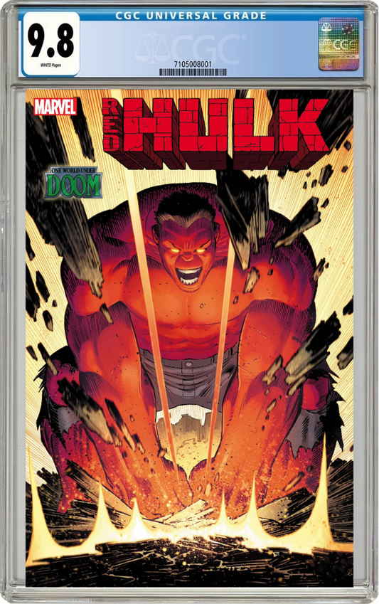 Red Hulk #1 D John Romita Jr. Variant (02/26/2025) Marvel CGC 9.8