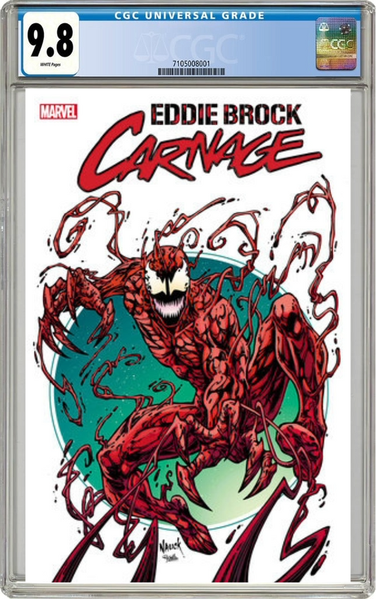 Eddie Brock Carnage #1 G Todd Nauck Iconic Variant (02/12/2025) Marvel CGC 9.8