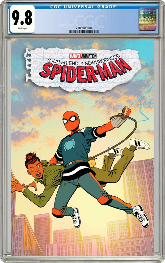 Your Friendly Neighborhood Spider-Man #1 B Marvel Animation Variant (12/11/2024) Marvel CGC 9.8