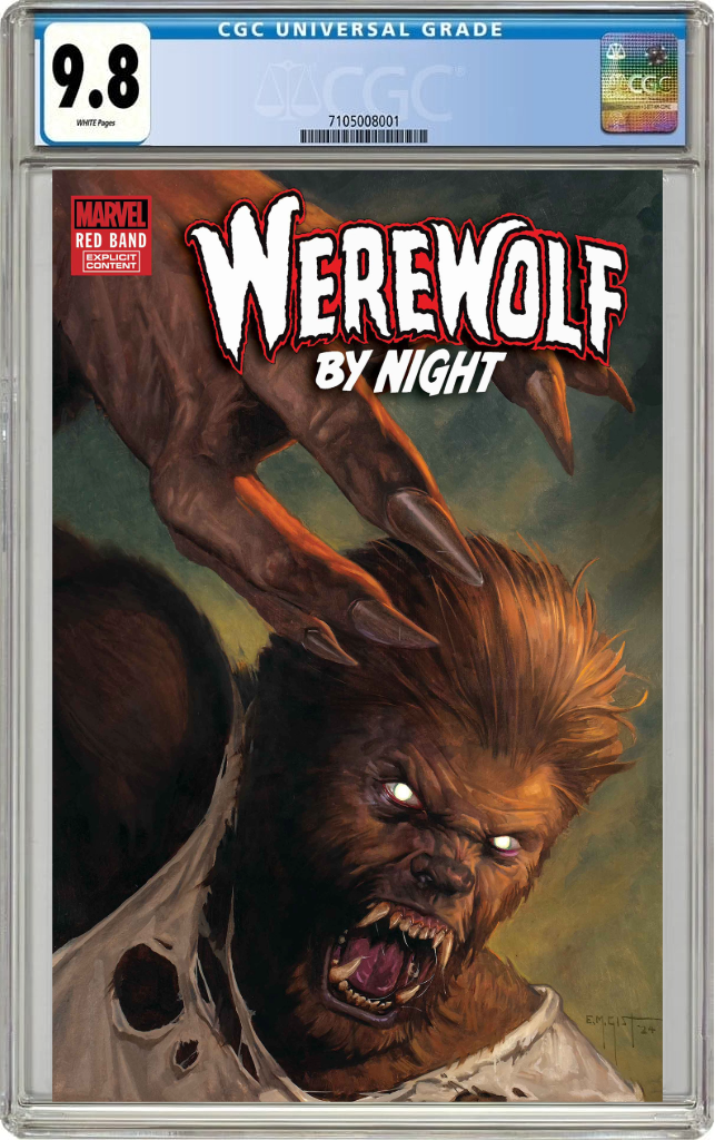 Werewolf By Night Red Band #1 A Em Gist Jason Loo [Polybagged] (08/14/2024) Marvel CGC 9.8