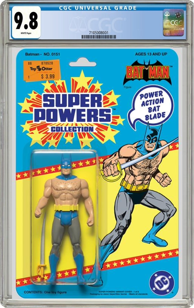 Batman #151 D Jason Geyer Action Figure Dc Super Powers Variant (Absolute Power) (08/07/2024) DC CGC 9.8
