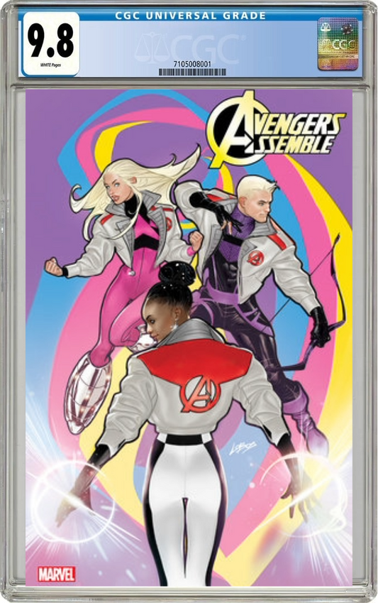 Avengers Assemble #5 B Pablo Villalobos Avengers Jacket Variant (01/15/2025) Marvel CGC 9.8