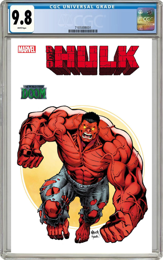 Red Hulk #1 G Todd Nauck Iconic Variant (02/26/2025) Marvel CGC 9.8