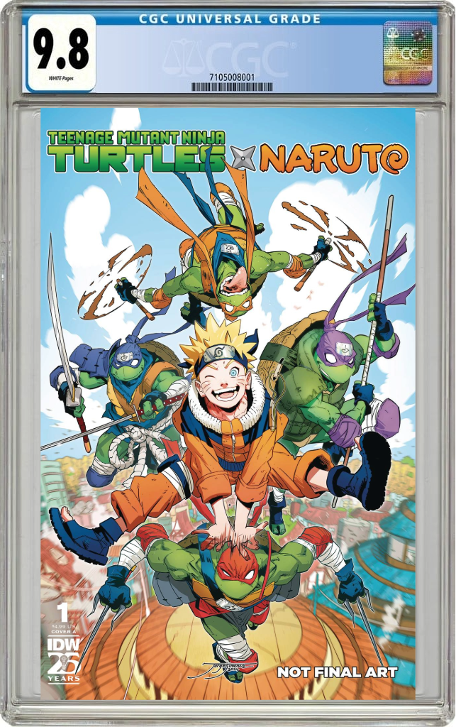 Teenage Mutant Ninja Turtles X Naruto #1 A Jorge Jimenez (11/13/2024) Idw CGC 9.8