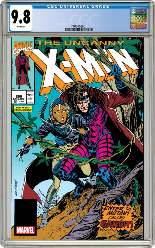 Uncanny X-Men #266 Facsimile Ed 1st Gambit (08/07/2024) Marvel CGC 9.8