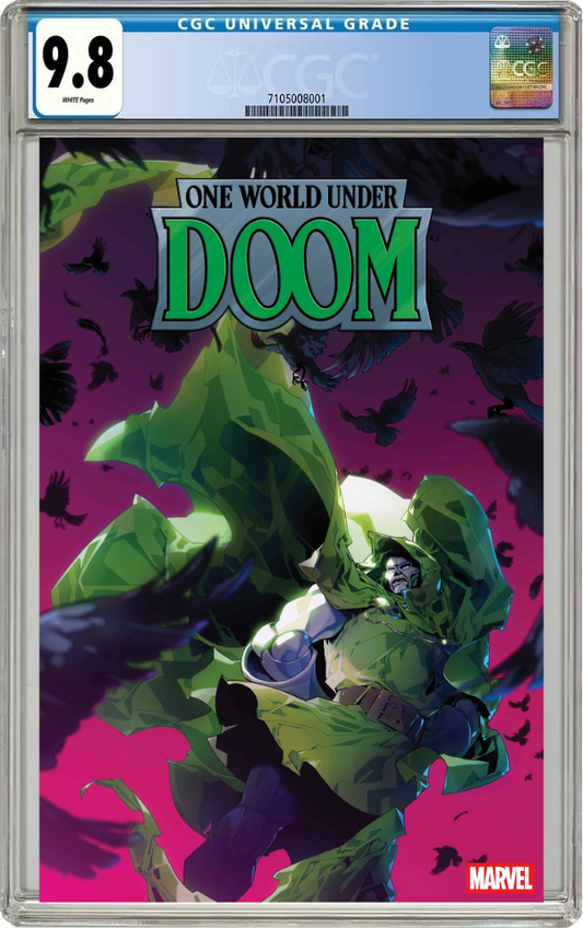 One World Under Doom #1 G Rose Besch Variant (02/12/2025) Marvel CGC 9.8