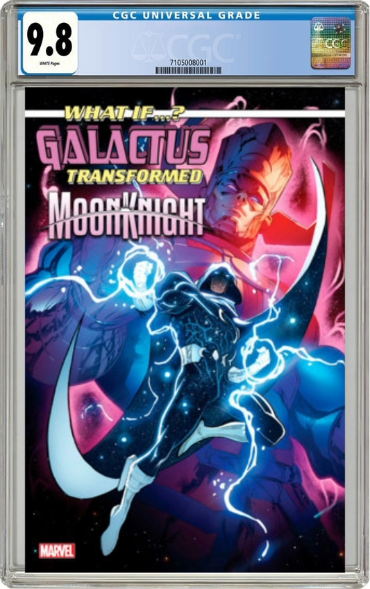 What If...? Galactus Galactus Transformed Moon Knight? #1 B Iban Coello Variant (01/15/2025) Marvel CGC 9.8