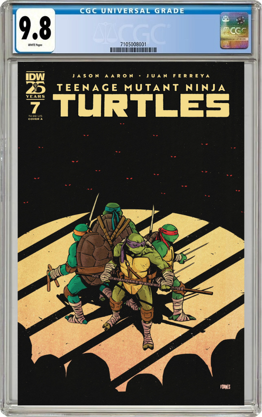 Teenage Mutant Ninja Turtles #7 A Jorge Fornes Jason Aaron (02/26/2025) Idw CGC 9.8