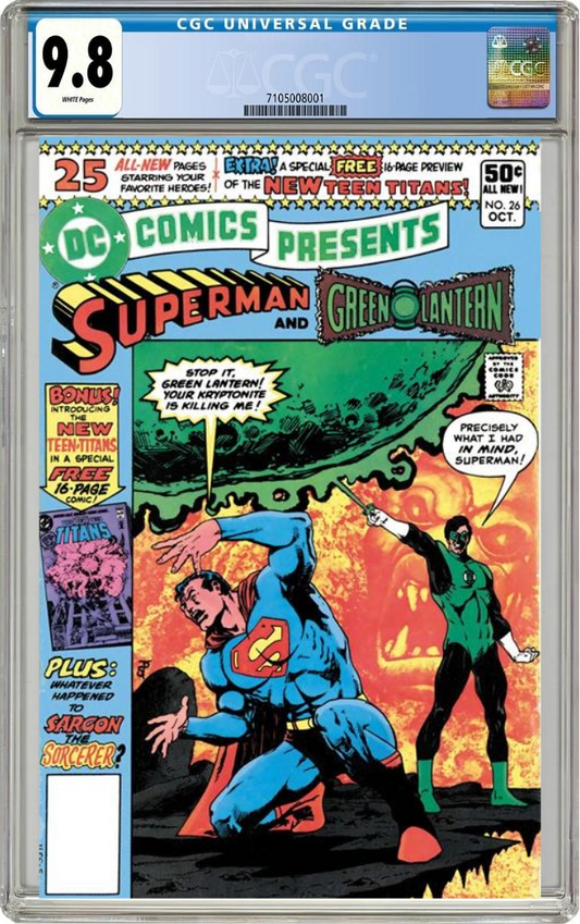 Dc Comics Presents #26 Facsimile Edition A Jim Starlin (01/01/2025) Dc CGC 9.8