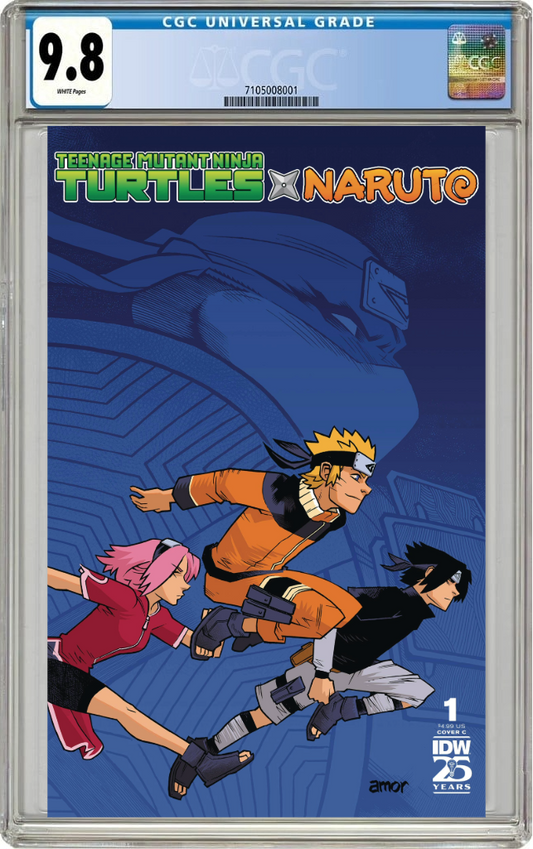 Teenage Mutant Ninja Turtles X Naruto #1 C John Amor Variant (11/20/2024) Idw CGC 9.8