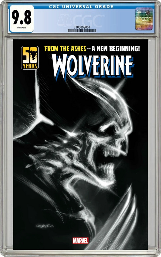 Wolverine #1 F Pat Gleason Adamantium Head Foil Variant (09/11/2024) Marvel CGC 9.8