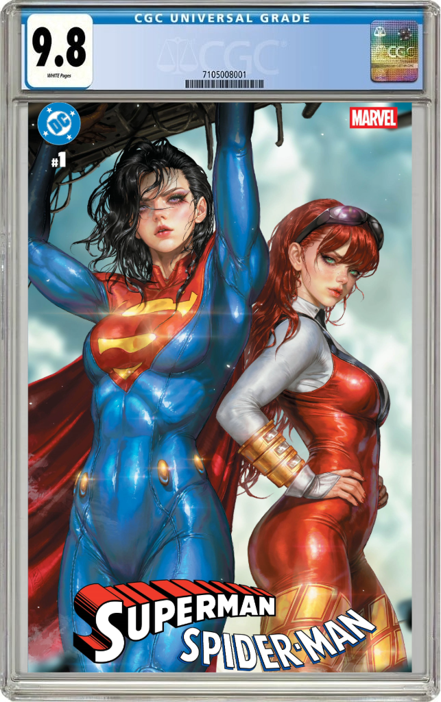 Dc Marvel Superman Spider-Man #1 (One Shot) Kyuyong Eom Trade Variant (03/25/2026) Dc CGC 9.8 - Golden Apple Comics