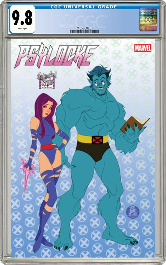 Psylocke #4 C Mark Brooks Animated-Style Variant (02/12/2025) Marvel CGC 9.8