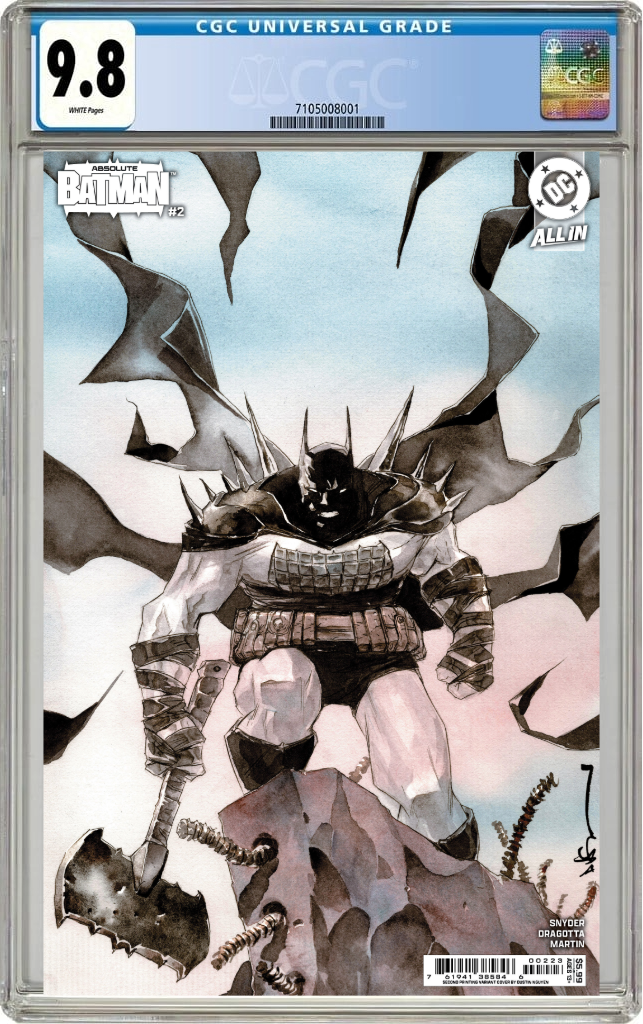 Absolute Batman #2 2nd Print B Dustin Nguyen Variant (12/26/2024) Dc CGC 9.8