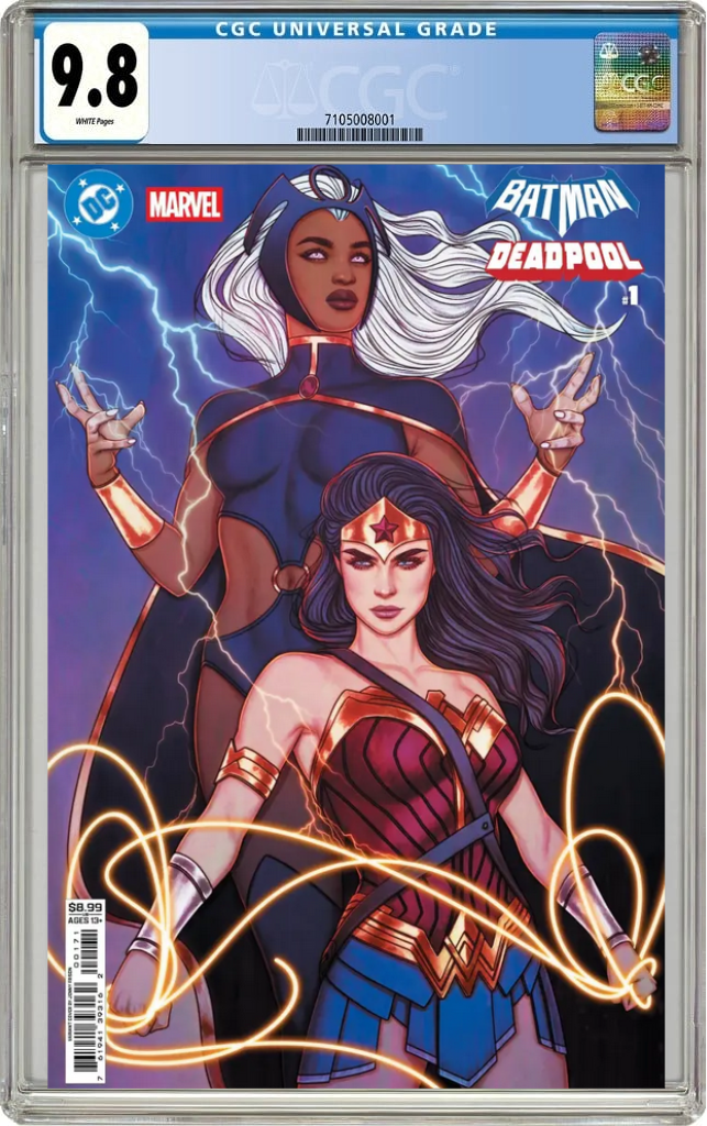 Dc Marvel Batman Deadpool #1 (One Shot) H Jenny Frison Wonder Woman Storm Variant (11/19/2025) Dc CGC 9.8 - Golden Apple Comics