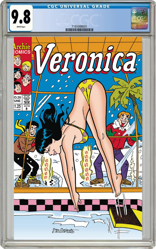 Veronica #28 Facsimile Ed Swimsuit Bikini GGA (09/25/2024) Archie CGC 9.8