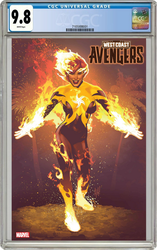 West Coast Avengers #1 B Adam Hughes Foil Variant (11/27/2024) Marvel CGC 9.8