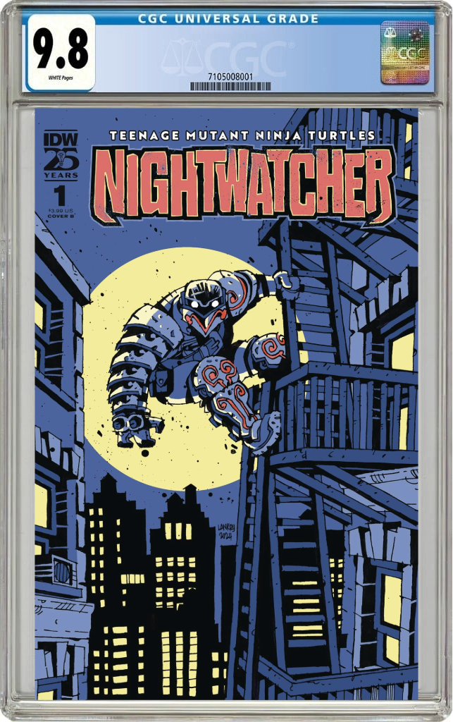 Teenage Mutant Ninja Turtles TMNT Nightwatcher #1 B Jon Lankry Variant (08/14/2024) IDW CGC 9.8