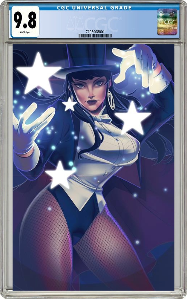 Zatanna #3 (Of 6) B Sweeney Boo Variant (04/16/2025) Dc CGC 9.8