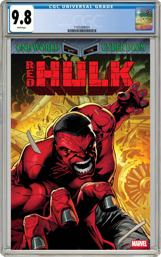 Red Hulk #1 A Geoff Shaw Ben Percy (02/26/2025) Marvel CGC 9.8