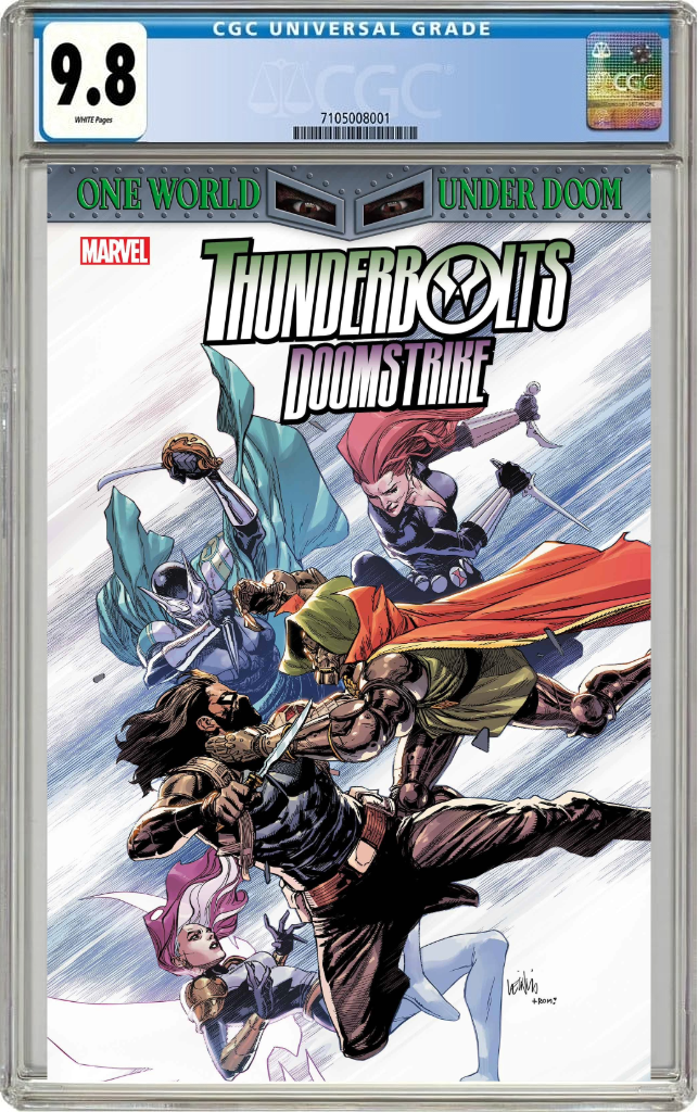 Thunderbolts Doomstrike #1 A Leinil Yu Collin Kelly (02/19/2025) Marvel CGC 9.8