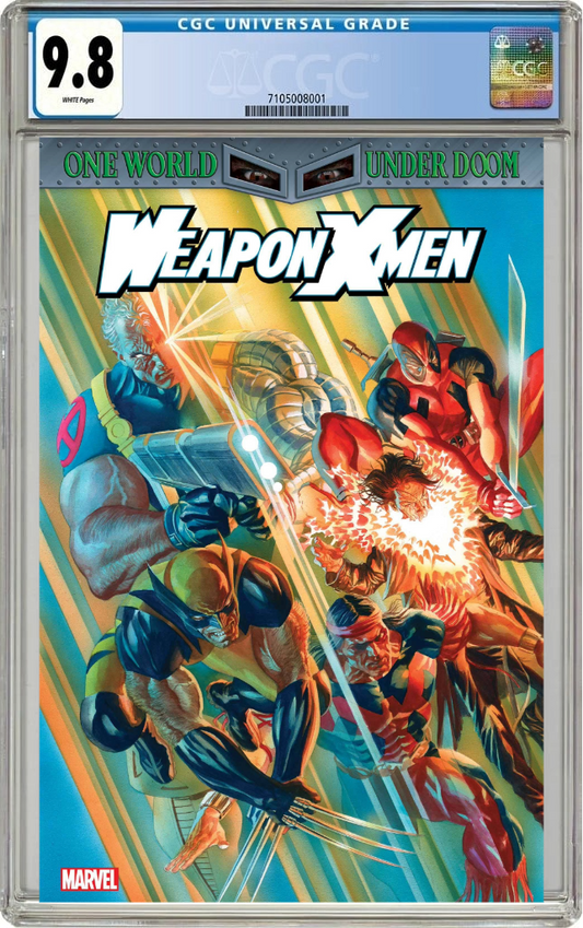 Weapon X-Men #1 A Alex Ross Joe Casey (02/19/2025) Marvel CGC 9.8