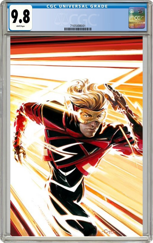 Absolute Flash #1 B Clayton Crain Variant (03/19/2025) Dc CGC 9.8