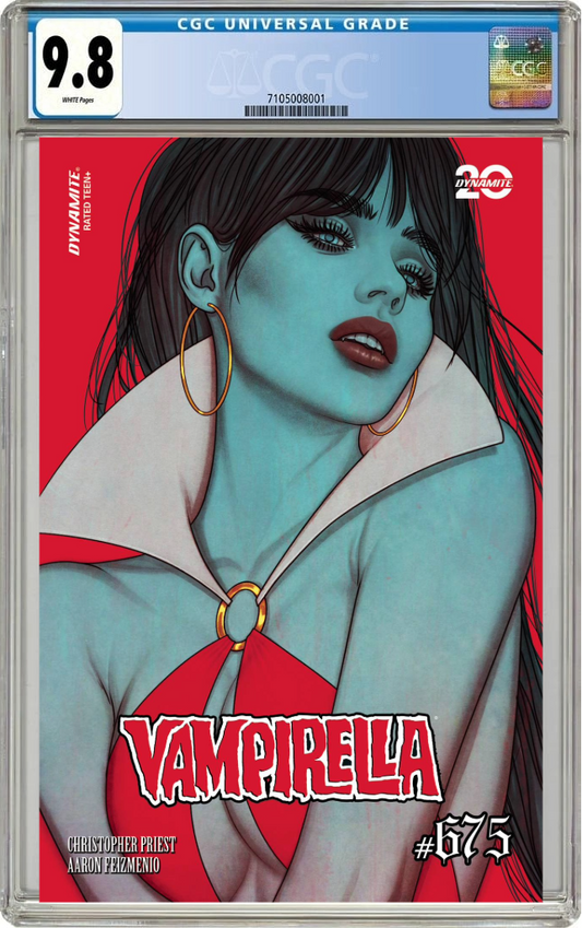 Vampirella #675 A Jenny Frison (01/29/2025) Dynamite CGC 9.8