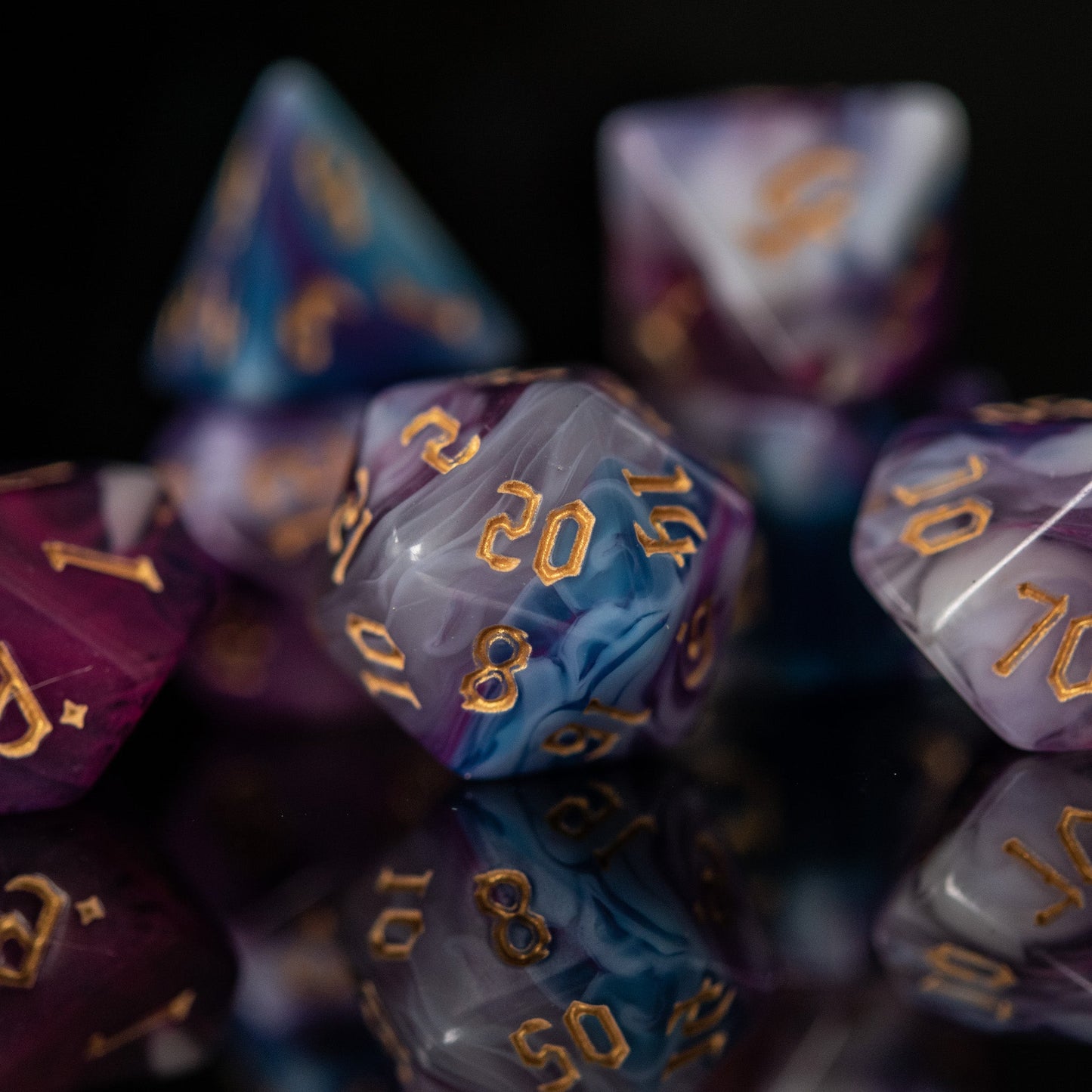 Wizard Class Acrylic Dice Set