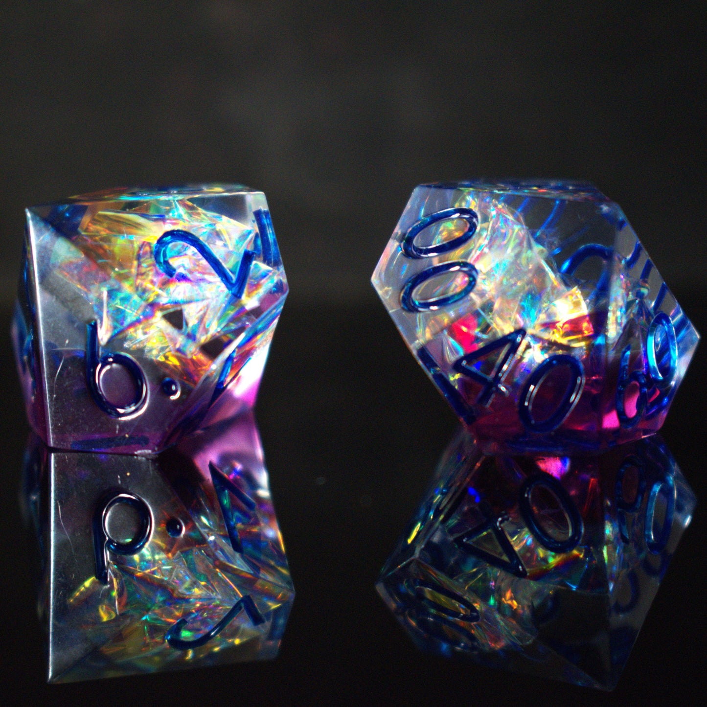 Conjure Elemental Sharp-Edged Resin Dice Set