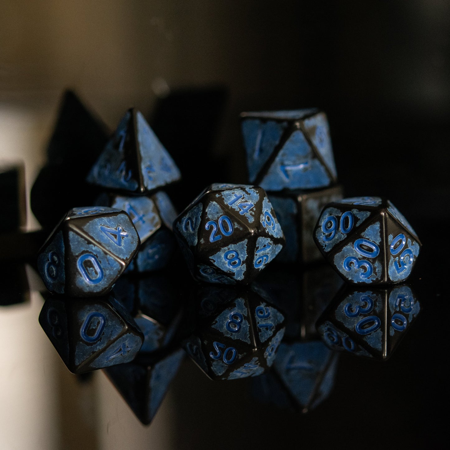 Corrosive Acrylic Dice Set