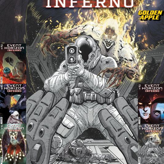 Event Horizon Inferno #1 A1 Cover Set Of 5 1:15 1:25 (04/22/2026) Idw