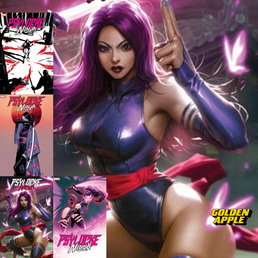 Psylocke Ninja #1 A1 Cover Set Of 9 1:25 1:100 (01/21/2026) Marvel