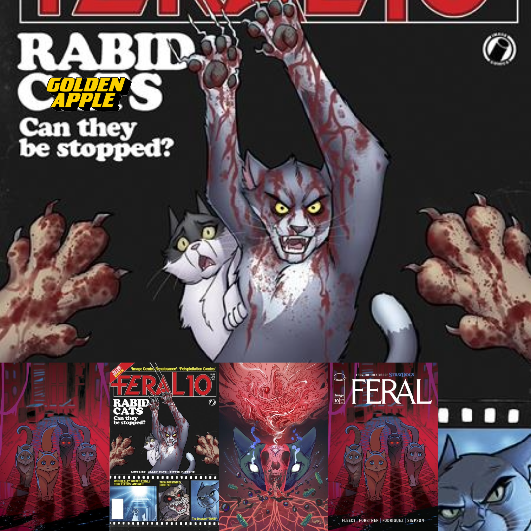 Feral #10 A1 Cover Set Of 4 1:10 1:25 (01/29/2025) Image