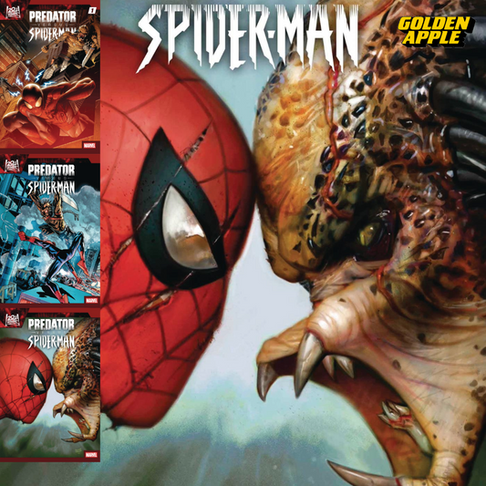 Predator Vs Spider-Man #1 A1 Cover Set Of 7 1:10 1:25 1:100 (04/23/2025) Marvel