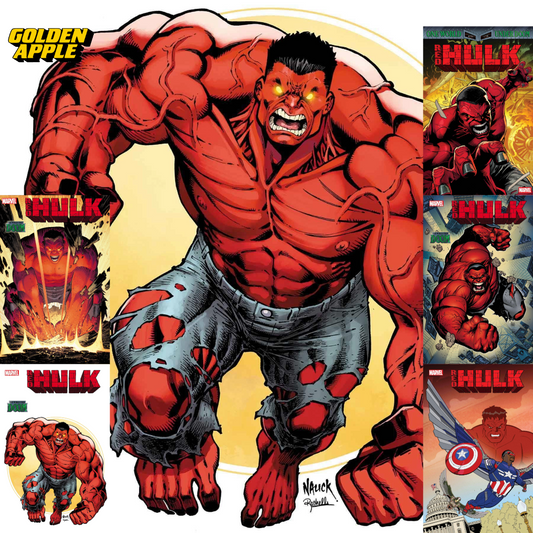 Red Hulk #1 A1 Cover Set Of 9 1:25 1:100 (02/26/2025) Marvel