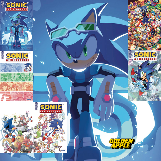 Sonic The Hedgehog #75 A1 Cover Set Of 6 Books 1:10 1:25 1:50 (12/11/2024) Idw