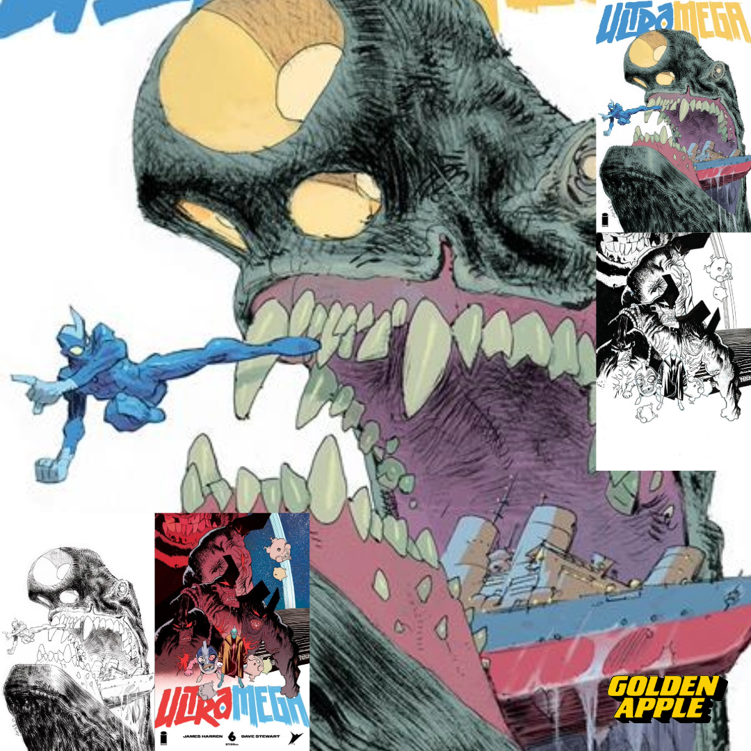 Ultramega By James Harren #6 (Of 8) A1 Cover Set Of 4 1:25 (10/16/2024) Image