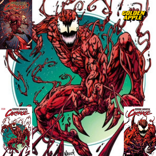 Eddie Brock Carnage #1 A1 Cover Set Of 9 1:25 1:100 (02/12/2025) Marvel