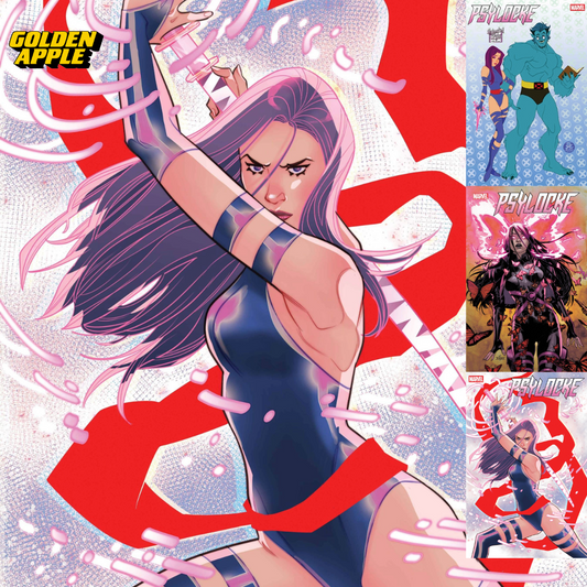 Psylocke #4 A1 Cover Set Of 5 1:50 1:100 (02/12/2025) Marvel