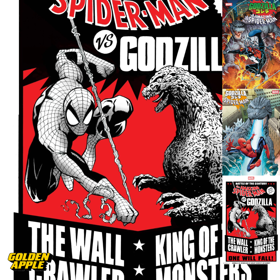 Godzilla Vs Spider-Man #1 A1 Cover Set Of 10 1:25 1:100 (04/30/2025) Marvel