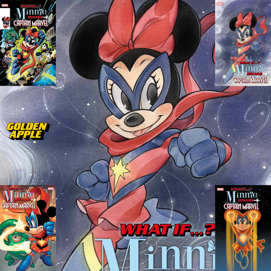 What If Minnie Became Captain Marvel #1 A1 Cover Set Of 7 Books 1:50 1:100 (11/20/2024) Marvel